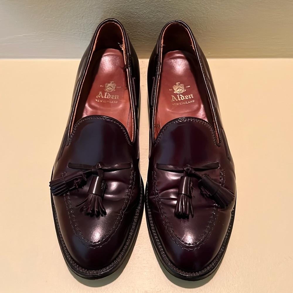 Alden Shell Cordovan Tassel Loafers